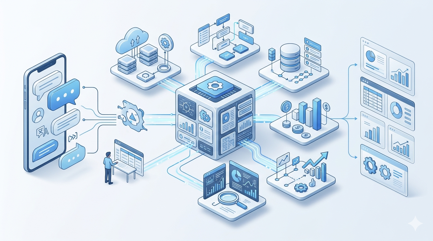 Sistema integrado de automatización, paneles y módulos operativos